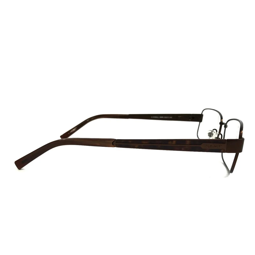 GANT Eyeglasses Frames G KIMBALL SBRN Satin Brown Rectangle Wire 56-17-140
